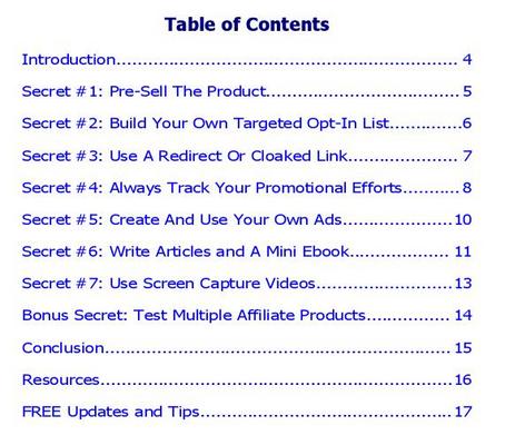 Product picture 7 Secrets Of Affiliate Marketing